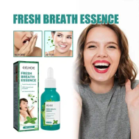 Mouth Spray Breath Freshener Bad Mouth Smell Removing Care Oral Essence Rid Cool Oral Bad Mint To Drop Drops Of Mint Breath