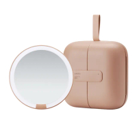 【AMIRO覓光】Cube S行動LED磁吸美妝鏡折疊收納化妝箱*1個(顏色任選)