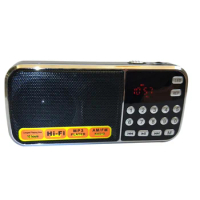 L-088AM Dual Band Rechargeable Portable Mini AM FM Radio Receiver
