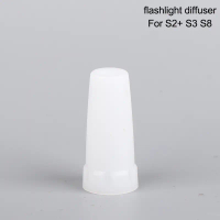 Penyebar Lampu Suluh, Diameter Dalam Maks 24.5mm, Warna Putih, untuk Lampu Suluh Convoy S2 S3 S4 S5 