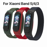 Elastic Braided Solo Loop strap for Xiaomi mi band 4 3 replaceable band for Xiaomi mi 5 bracelet strap smart watch for Mi 5 band