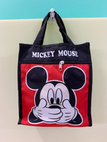【震撼精品百貨】Micky Mouse_米奇/米妮 ~迪士尼橫式手提袋/收納袋-米奇遮嘴#01143