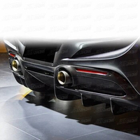O Style Carbon Fiber Rear Diffuser For Ferrari F8 2019-2021(JSKFRF819022)