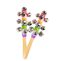 Newborn Baby Sand Hammer Ringing Bell Early Education Puzzle Hand Bell Baby Grasp Training Toys 0-6-