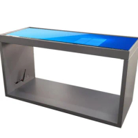 Custom 43 49 55 65 70 inch lCD interactive multi touchscreen WIFI coffee table style AIO computer, touch screen all in one PC
