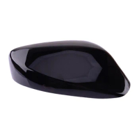 876263X000 Car Front Right Side Rear View Mirror Cover Cap Without Signal Light Hole Fit For Hyundai Elantra 2011-2016 Black ABS