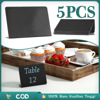 5pcs/set Acrylic Chalkboard Mini Blackboard Kecil  Papan Tulis Kapur Food Buffet Mini