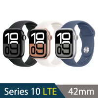 Apple Apple Watch S10 LTE 42mm(鋁金屬錶殼搭配運動型錶帶)