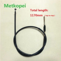 motorcycle CG125 front brake cable rope wire line for Honda 125cc CG 125 brake transmission parts length 117cm