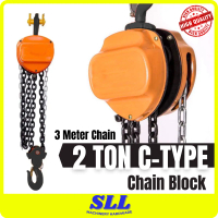 [ 2 TON X 3 METER ] Heavy Duty Chain Block Lifting Block Chain Hoist Construction Rantai Tarik