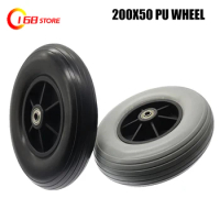 8 Inch Anti-skid &amp; Wear Wheelchair Front Wheels Replacement Parts Solid Tyre Heavy Duty