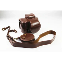 PU Leather case Camera Bag Cover for For Nikon Z50 Z30 16-50mm lens with shoulder strap