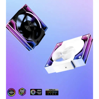 (ส่งด่วน )Jungle Leopard Fanv3 12V 3PIN 5V ARGB (สามารถ Switch ทิศทางลมได้)