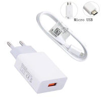 For Samsung Huawei Honor Xiaomi Mi 9 7A Redmi 5 Note 7 Oppo Reno F7 Mobile phone Micro usb Type C Charge Cable Wall Plug Charger