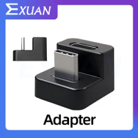 180 Degree Type-C Portable Monitor Elbow mini HDMI Converter Male to Female U-Shape Full Function Mini HDMI to HDMI Adapter