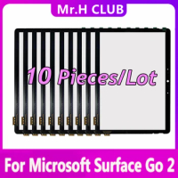 10 Pcs Touch For Microsoft Surface Go 2 Go2 1901 1926 1927 GO3 GO 3 Touch Screen Digitizer Outer Glass Panel Replacement