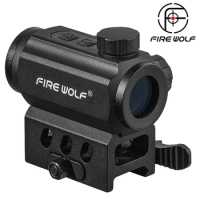 FIRE WOLF 1X20 Compact Red Dot Scope QD 20mm Mount Base Reflex Red Dot Sights