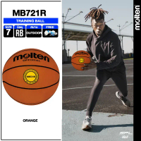 ที่นิยมมากที่สุด [ลิขสิทธิ์แท้] MOLTEN  ลูกบาส บาสเกตบอล เบอร์ 7  หนัง Rubber  Basketball MB721R (47