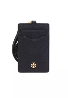TORY BURCH Tory Burch Emerson Leather ID Lanyard With Keyring Tory Navy 136584