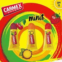 Carmex 小蜜媞 防曬SPF15修護唇膏Minis組(3入組)【小三美日】 DS023627 護脣 滋潤 乾燥 打底 晚上保養