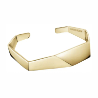 【Calvin Klein 凱文克萊】Origami系列銅金色手環-XS/S(ck手環)