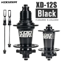 Koozer XD XM490 PRO Hub 32 Hole MTB Cube 4 Bearing 6 Pawls 72 Click Disc Brake QR/Thru Alex Hub for 12 Speed Mountain Bike