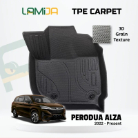 LAMIJA TPE Kereta Karpet Perodua Alza 2022 - 2025 Carpet / CAR FLOOT MAT / Waterproof / HIGH QUALITY