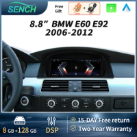 SENCH 8.8'' Android 12 System Car Radio For BMW E60 E61 E62 E63 E90 E91 E92 E93 BT Split Screen GPS Navi Audio Player