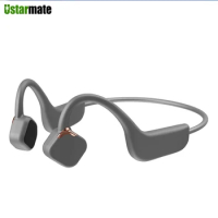 Bone Conduction Headphone Bluetooth-compatible Wireless Headset Waterproof Ear Hook Sports Earphones MP3 Music Player With Mic