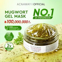 ACNAWAY Mugwort Gel Mask Anti Pores Masker Gel Masker Mugwort Wash off mask [BPOM] Hibiscus Gel Mask