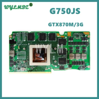 G750JS_MXM_N15E-GT-A2 VGA GTX870M/3G Graphic Card For Asus ROG G750JS G750J G750JZ Laptop Video Card 100% Tested