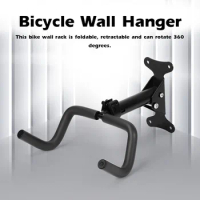 Bicycle Wall Hanger Mountain Bike Wall Double Hook Hangings Rack Folding Telescopic Bicycle Display Stand Foldable Wall Hook