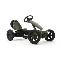 รถโกคาร์ทถีบสำหรับเด็ก Jeep Adventure Pedle go-kart สีเขียว