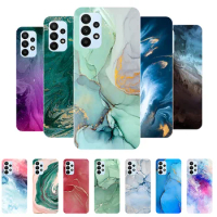 For Funda Samsung A32 4G / A32 5G Case Soft Silicone Marble Back Cover Phone Cases for Samsung Galaxy A32 Case GalaxA32 5G Coque