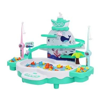 Mainan Anak Mesin Permainan Pancingan Ikan Magnet Elektrik - Fishing Hero Game Dolphin Toys