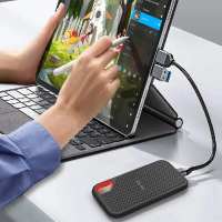 ฮาร์ดไดรฟ์แบบพกพา1TB แบบ Solid-State Drive ของแท้2TB 4TB ฮาร์ดไดรฟ์จัดเก็บข้อมูลภายนอกฮาร์ดดิสก์3.1ค