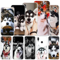 Siberian Husky Dog Soft Case For Xiaomi Mi 11 Lite 11i 12X 11T 10T 9T Pro Phone Cover 12 10 9 8 5X 6X Ultra Housing Coque Funda