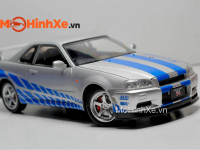 Mô hình xe kim loại Nissan Skyline GT-R (R34) tỉ lệ 1:24