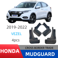 แผ่นกันโคลน Honda Vezel HRV Sport 2019-2022 แผ่นกันโคลนรถยนต์ วัสดุ PP ยางนุ่ม