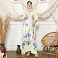 Kaftan Kuning | Kaftan Premium | Long Kaftan | Dress Kuning | Long Dress | Abaya