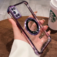 เคสโทรศัพท์, แหวนแม่เหล็กอ่อน, กันกระแทก, เคสใส, เคสสำหรับ OPPO A92, OPPO A72, OPPO A52 4G CPH2059, 
