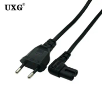 90 Degree EU Power Cable 2pin IEC320 C7 Extension Cord For Dell Laptop Charger Canon Epson Printer Radio Speaker PS4 XBOX One S