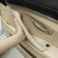 Inner Door Panel Handle Pull Trim Cover For BMW F10 F11 550i 550ix 2011-2013 Car left right inside Interior Door Handles