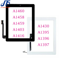 10Pcs Replacement For iPad 4 3 2 A1460 A1403 A1396 A1397 LCD Touch Screen Digitizer Panel Glass Assembly Display With Adhesive