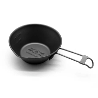【FIELDOOR】日本 鈦碗 鈦製餐具 登山碗 露營碗 輕量碗 登山餐具料盒