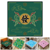 Durable Mahjong Mat Foldable Anti-slip Mahjong Table Mat for Board Games Decoration Noise Reduction Mahjongg Mat for Mahjong