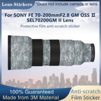 SEL70200GM2 Camera Lens Stickers Body Decal Skin Coat For Sony FE 70-200 2.8 70-200mm F2.8 GM OSS II Lens Wrap Protective Film