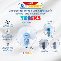 Quạt Treo Tường Remote Senko TR1683 (Có Remote) / TR1628 (Có Điều Khiển Từ Xa) - Quạt T1682 / T1680 