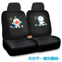 【Doraemon 哆啦A夢】前座椅套組(2入/台灣製)