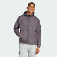 【adidas 愛迪達】CITY ESCAPE 連帽外套 抗UV 防曬外套 男 JF3292